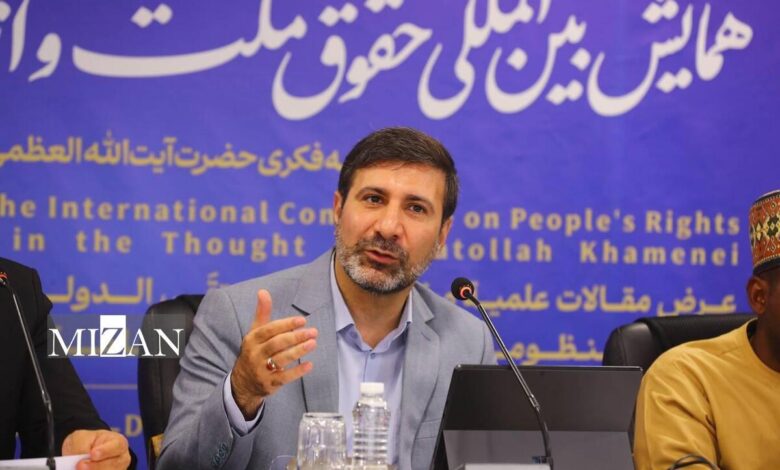 برگزاری جلسه ارائه مقالات علمی منتخب همایش بین‌المللی حقوق ملت و آزادی‌های مشروع در منظومه فکری حضرت آیت‌الله‌العظمی خامنه‌ای/ طحان‌نظیف: اندیشه‌های رهبر معظم انقلاب در این حوزه‌ها نیازمند واکاوی و ارائه دقیق در مجامع علمی است