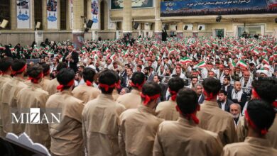 برگزاری مراسم روز بسیج در حسینیه امام خمینی (ره)