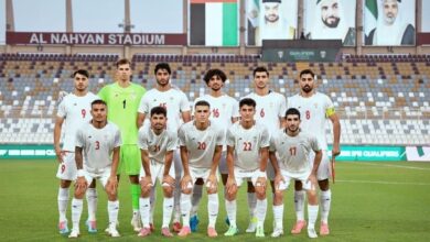 تمرین تیم ملی فوتبال امید پس از بازی با روسیه