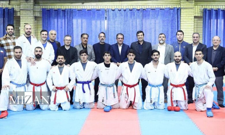 حضور وزیر ورزش و جوانان در اردوی تیم ملی کاراته/ دنیامالی: درخشش کاراتهکاها انتظارات را بالا برده