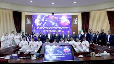 دیدار اعضا و کادر فنی تیم‌های ملی موی‌تای با وزیر ورزش و جوانان