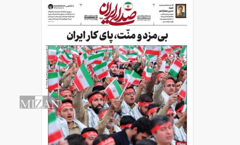 روزنامه «صدای ایران»؛ شماره ۱۵۸| بی‌مزدومنّت، پای کار ایران