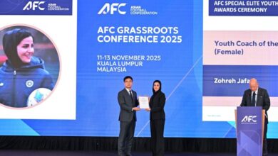 زهره جعفری مربی زن جوان سال آسیا ۲۰۲۵ شد