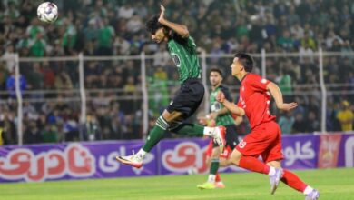 فیلم| لحظات شادی‌ بازیکنان خیبر پس از پیروزی مقابل تراکتور