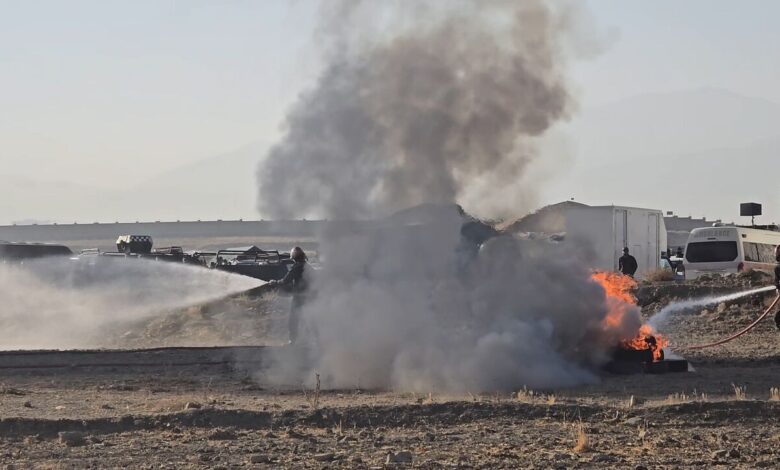 فیلم|مانور زلزله و مخاطرات ترکیبی در همدان