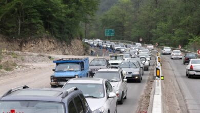 وضعیت راه‌های کشور/ ترافیک سنگین در چالوس، هراز و آزدراه تهران-شمال و قزوین-کرج-تهران