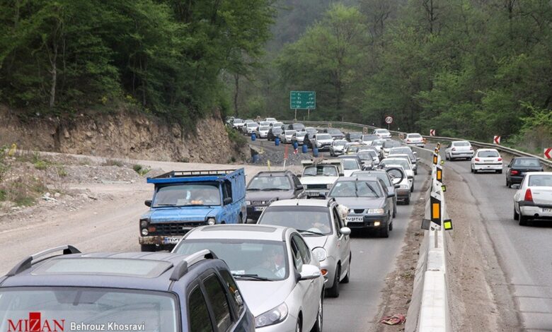 وضعیت راه‌های کشور/ ترافیک سنگین در چالوس، هراز و آزدراه تهران-شمال و قزوین-کرج-تهران