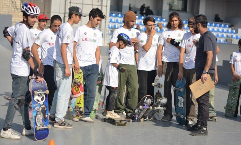 کمپ استعدادیابی اسکیت‌برد برگزار شد