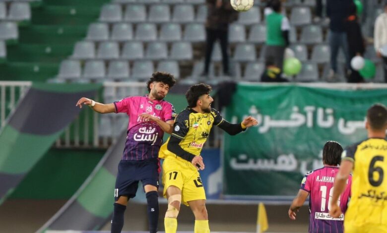 تساوی فجرسپاسی مقابل چادرملو و آلومینیوم برابر سپاهان در پایان نیمه اول