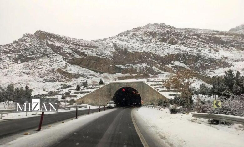 ممنوعیت تردد در مسیر جنوب به شمال محور چالوس و آزادراه تهران - شمال