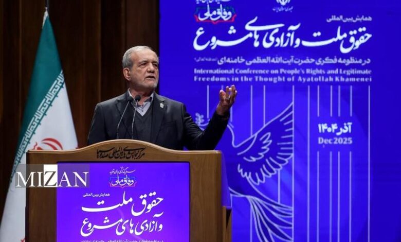 پزشکیان: در نگاه رهبر معظم انقلاب، آزادی حقی الهی برای مردم و تکلیفی جدی بر دوش حکومت است