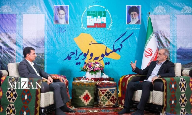 پزشکیان: هیچ تصمیمی در حوزه آب و محیط زیست بدون نظر تیم کارشناسی اتخاذ و اجرا نمی‌شود